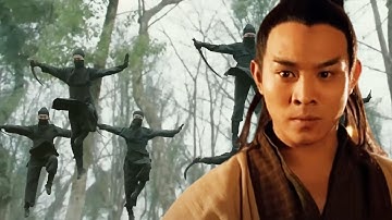 功夫電影！反派高手圍攻武當山，怎料被功夫小子一人擊退！#kungfu #movie #功夫