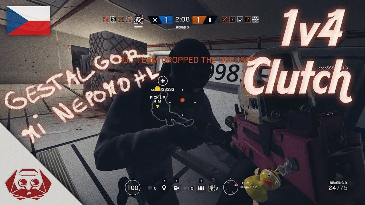 1v4 Clutch - Rainbow Six: Siege CZ - YouTube