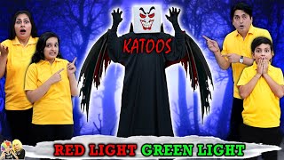 RED LIGHT GREEN LIGHT | KATOOS - Halloween Special | Horror Family Challenge | Aayu and Pihu Show