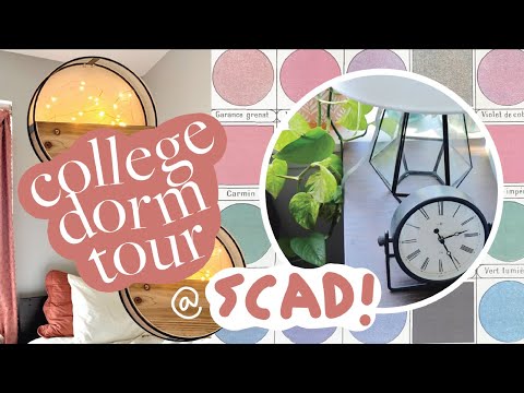 ? COLLEGE DORM TOUR | The Hive At SCAD!
