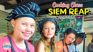 Delicious SIEM REAP CAMBODIA 🇰🇭😋 Cooking Classes & Shinta Mani Cambodia | 197 Countries, 3 Kids