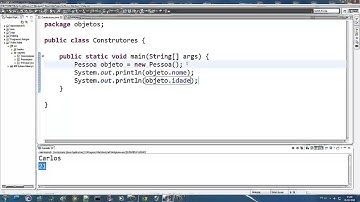 Aula de Java 021 - Construtores