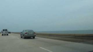 The Lake Pontchartrain Causeway (Part 1)
Entering causeway bridge 12 June 2007. Longest bridge in the world over water, measuring at 23.87 miles (38.42 km) long. Car is Pontiac G6 GT. Model year 2007. Avril Lavigne girlfriend The Lake Pontchartrain Causeway (Part 1)