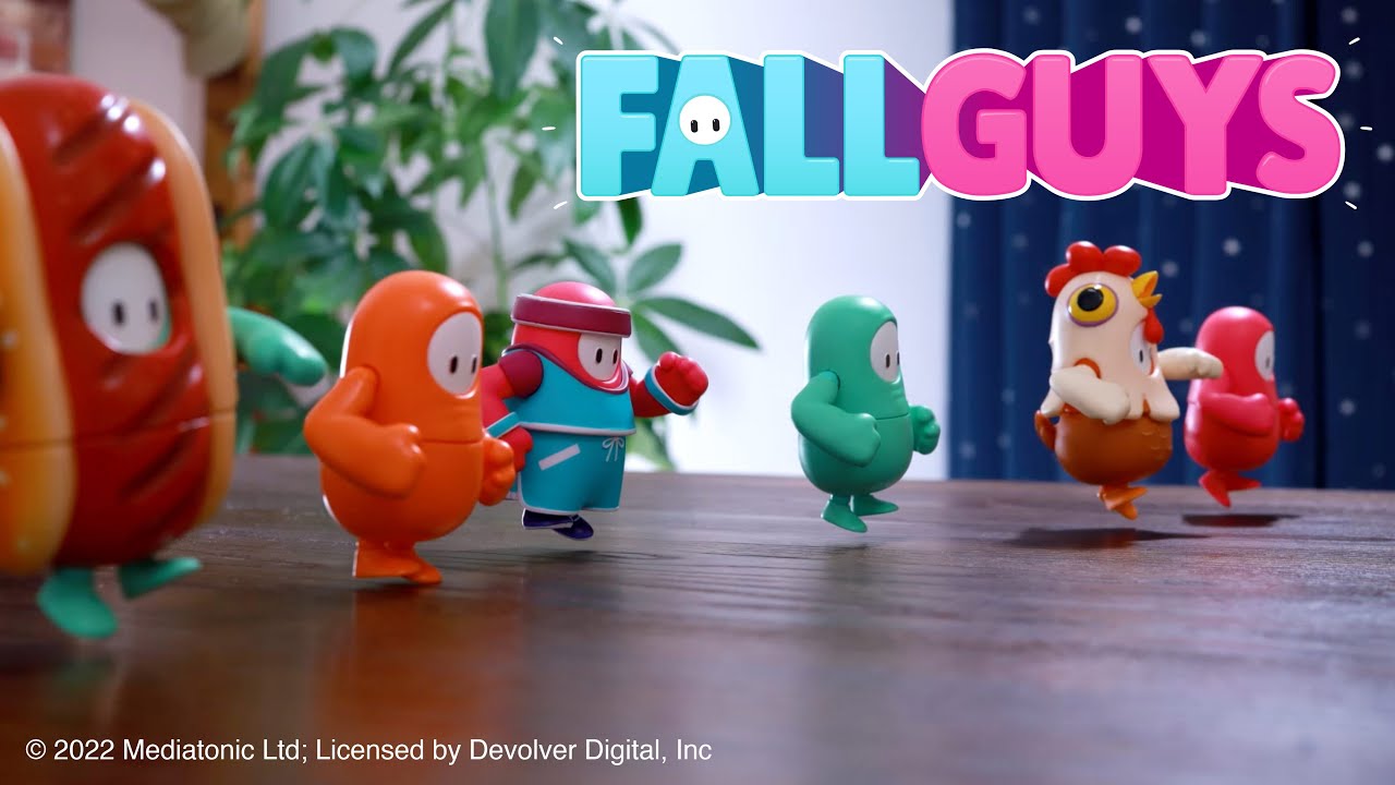 ⁣Fall Guys race in the house | Stop Motion