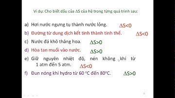 Chương 5 Entropy và thế đẳng áp