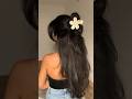Easy Half Up Claw Clip Hair Style Clawclip Hairstyles 
