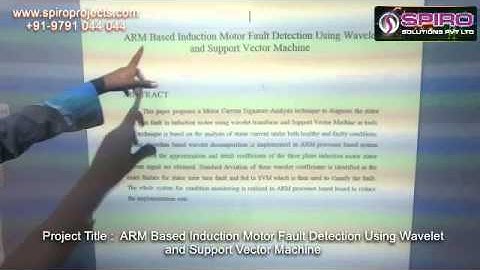 ARM Based Induction Motor Fault Detection Using Wavelet Copy