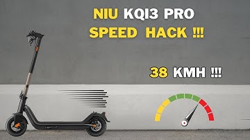 Niu Kqi3 Pro Speed Hack !! (Unlock 38 KM/H)