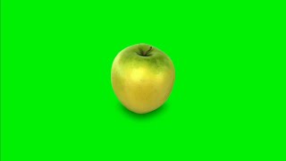 Realistic Apple 🍎 Green Screen Animation Effects HD Footage