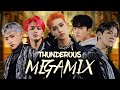 STRAY KIDS- THUNDEROUS MEGAMIX- (ft. Ateez, NCT 127, Treasure, SuperM and more)