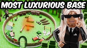 Building A LUXURIOUS Base In 99 NIGHTS IN THE FOREST