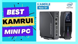 KAMRUI S1 Mini PC Gamer Windows 11 Pro Intel 12th Alder Lake N100 DDR4 16GB 512GB WIFI5