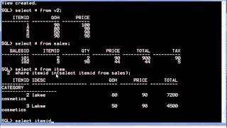 Oracle 11g XE Chapter 13 - HandsOn View Index Join Sub