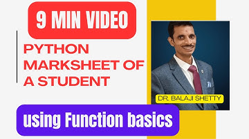 V-21  Pass tuple and dictionary to a function to print marksheet of a student