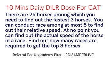 10 Mins Daily DILR Dose For CAT : Episode 2