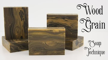 Wood Grain Cold Process Soap Technique