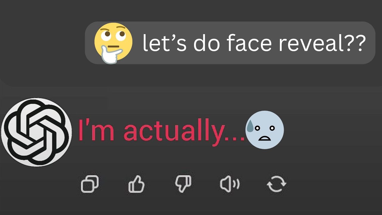 Chatgpt Face Reveal Gone Wrong