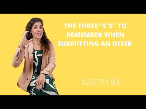 Remember these 3 C's when submitting an offer!