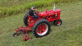 A Thing of Beauty! Mowing with the Farmall MD