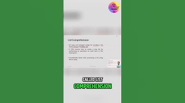List Comprehension: The Easy Way to Create Lists in Python! #shorts