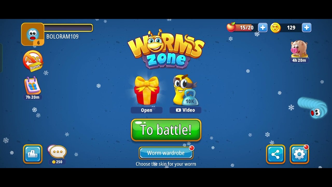 WormsZone.io Pro Giant Slither Snake Top 01/Trolling Best World Record WormsZoneio Best 
