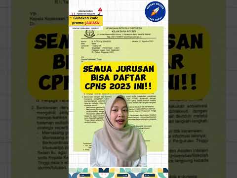 Formasi CPNS 2023 untuk semua jurusan #formasicpns2033 #bimbelcpns2023