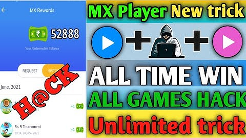 Mx Player Game Hack Trick || mx Player game trick today || mx player unlimited trick 2021||