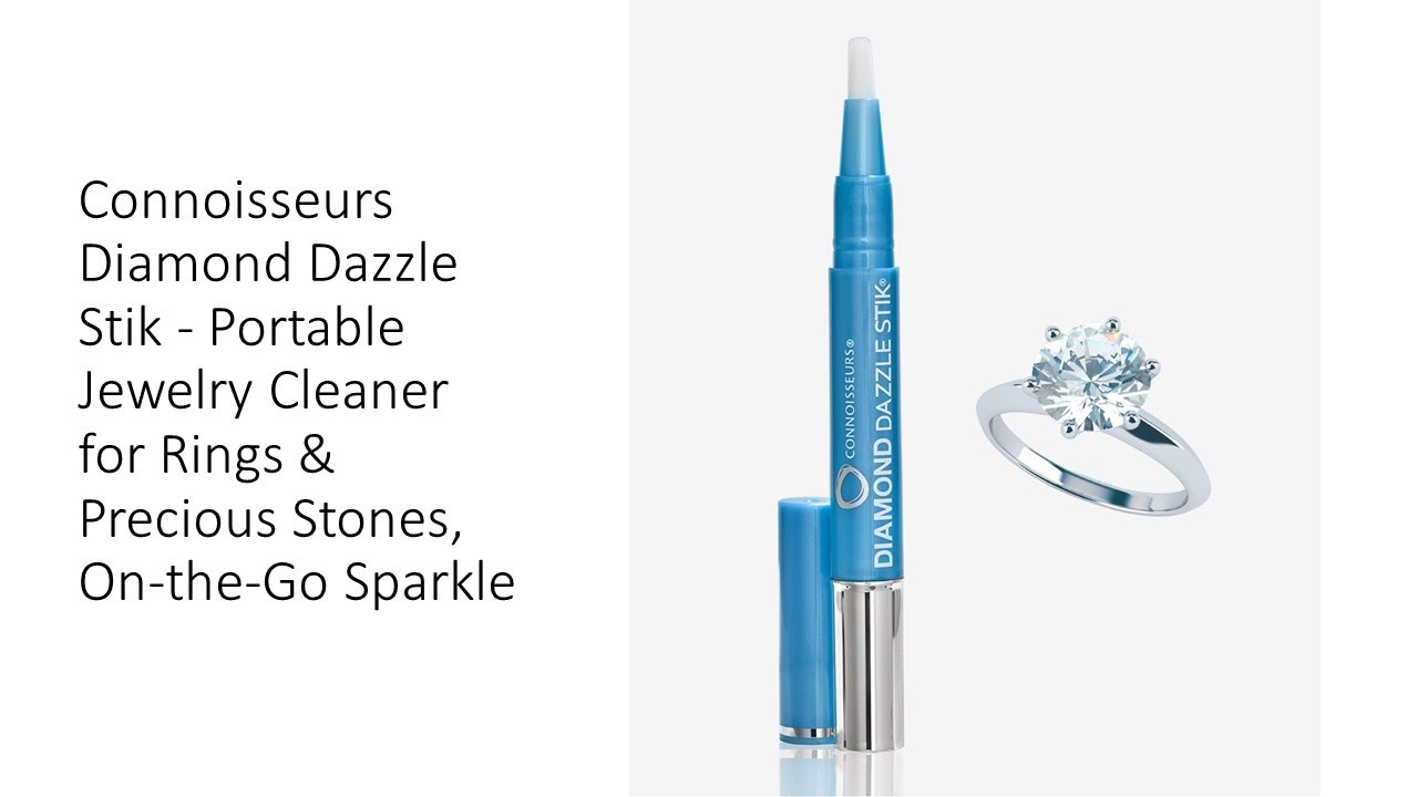 Connoisseurs Diamond Dazzle Stik - Portable Jewelry Cleaner for Rings & Precious Stones