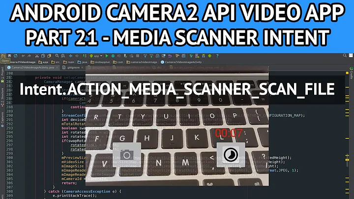 Android camera2 API video app - Part 21 Updating MediaStore database