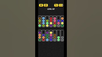 Ball sort puzzle level 127