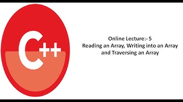 Reading an Array, Writing into an Array and Traversing an Array || Khyber Pakhtunkhwa FSc Computer