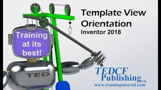 Template View Orientation - Autodesk Inventor 2018
