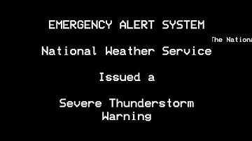 EAS MOCK For Severe Thunderstorm Warning