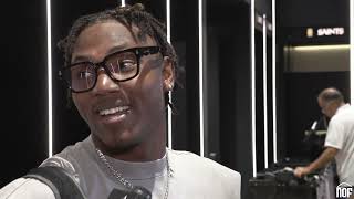 Bub Means talks first career touchdown and Spencer Rattler