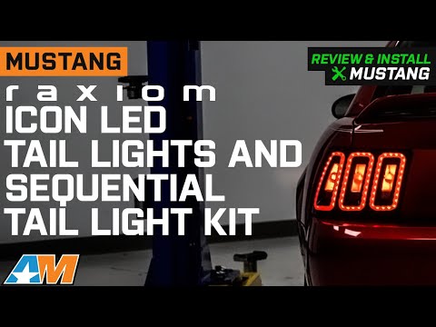 1999-2004 Mustang Raxiom Icon LED Tail Lights and Sequential Tail Light Kit Review & Install