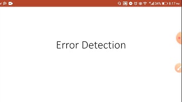 Detect error......explained in sindhi