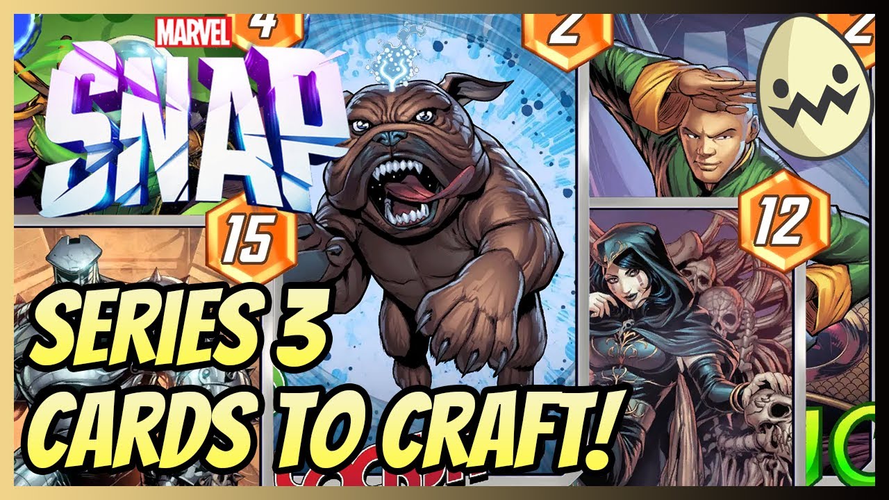 Marvel Snap Series 3 Cards to Craft! YouTube