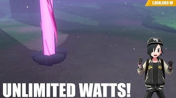 HOW TO GET UNLIMITED WATTS IN POKEMON SWORD/SHIELD!!