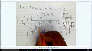 Box Division 4 digits