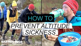 How to Prevent Altitude Sickness