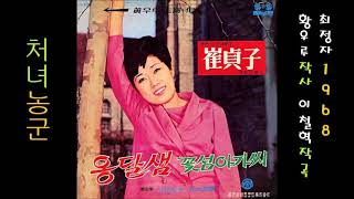 처녀농군 1968 최정자