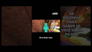 VOCÊ SABIA? - CURIOSIDADES DO MINECRAFT