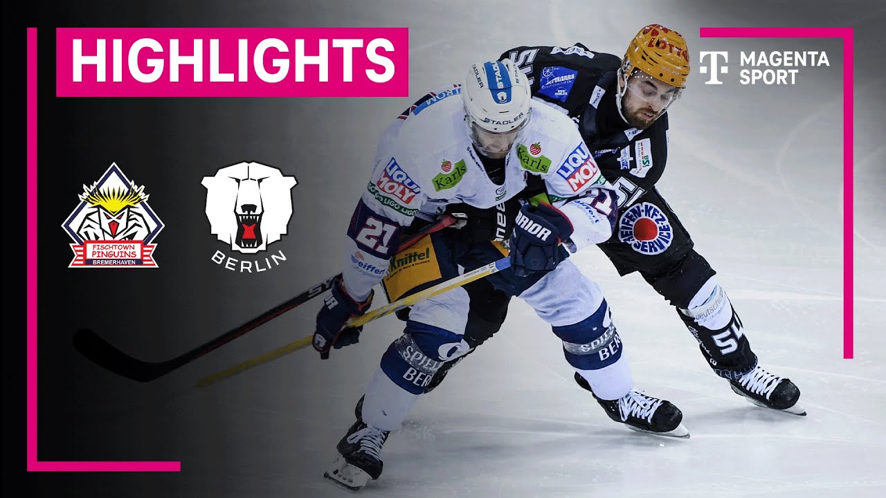 Fishtown Pinguins Bremerhaven – Eisbären Berlin, Highlights DEL-Finalserie Spiel 1 | Sportschau