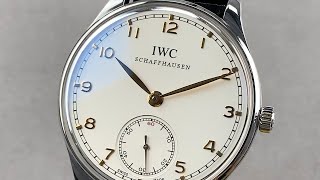 IWC Portuguese Hand-Wound IW5454-08 IWC Watch Review