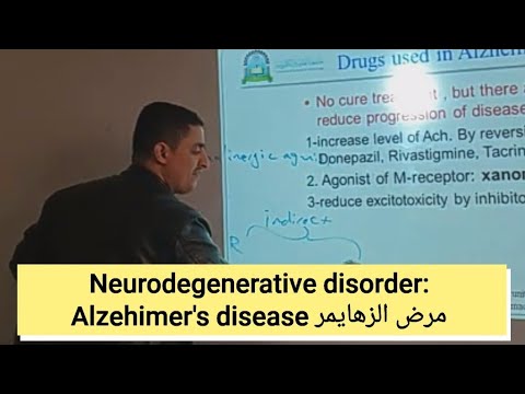 Pharmacology Of Neurodegenerative Disorder Alzheimer S Disease مرض الزهايمر