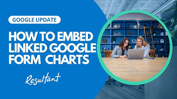 How to Embed Linked Google Forms Charts into Google Docs, Google Slides, and Google Drawings