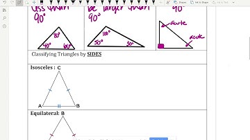 4.1, 4.2, 4.6 Classifying Triangles Part 1