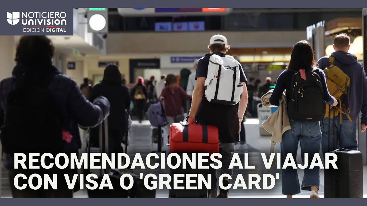 ¿Vas a viajar fuera del país con una visa, asilo o residencia permanente? Esto debes tener en cuenta