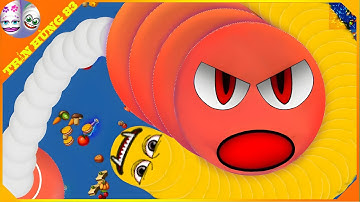 🐍WORMSZONE.IO | GIANT SLITHER SNAKE TOP 01 / Epic Worms Zone Best Gameplay! | Trần Hùng 83