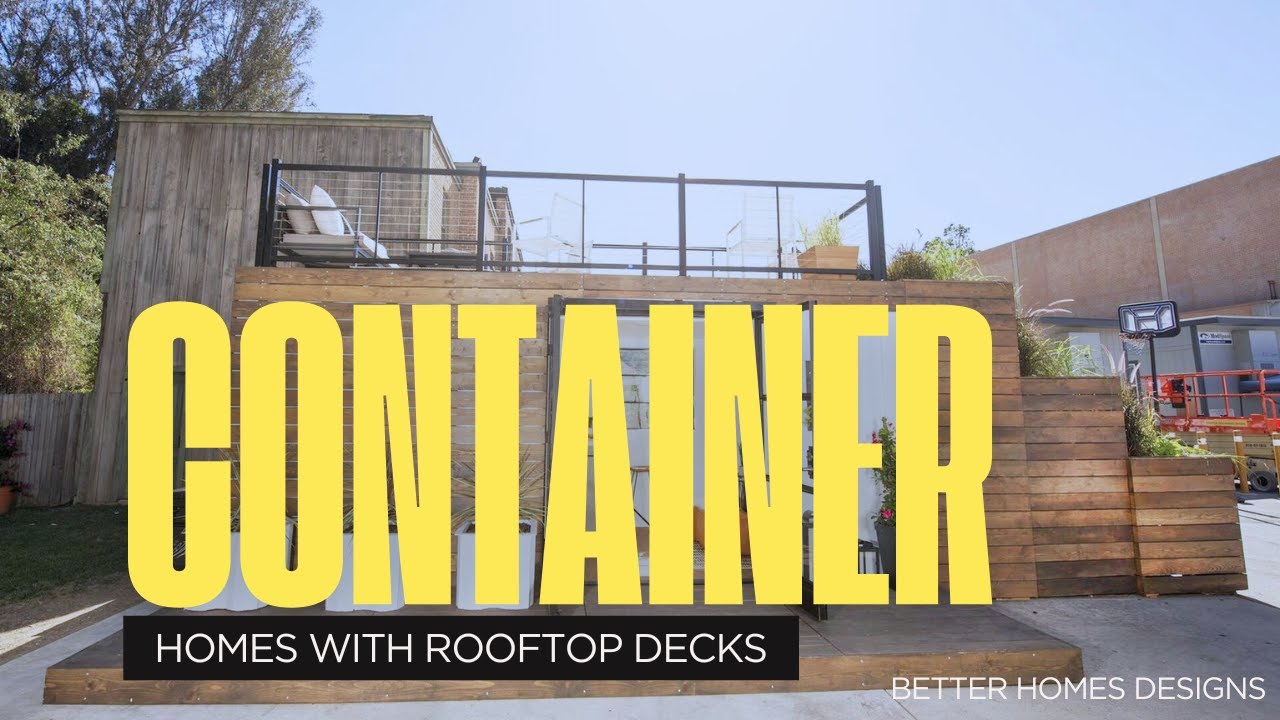 DREAM Home ALERT! TOP 15 Container Houses with ROOFTOP DECKS Design ...